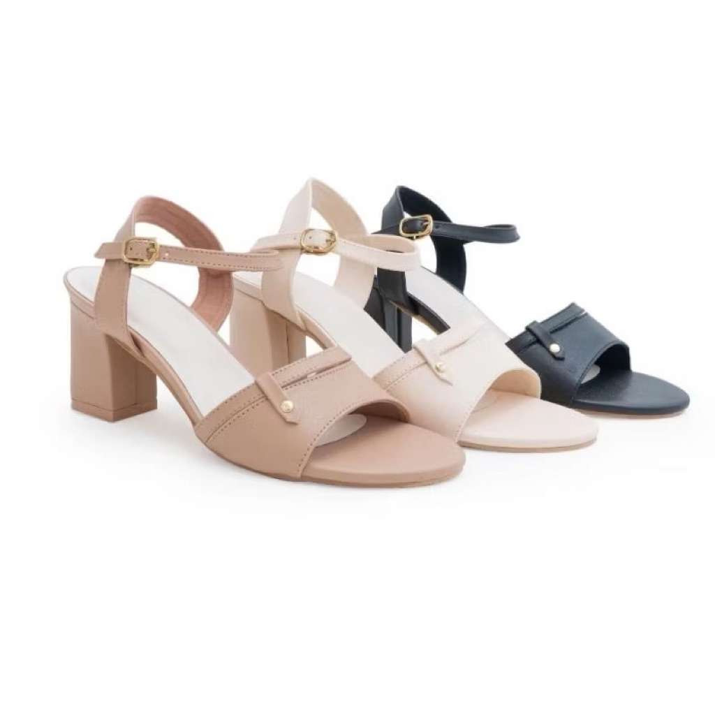 Dina Sandal hak tahu murah / sendal u / sendal hak tahu / sandal hak tahu kaca / sendal hal wanita  