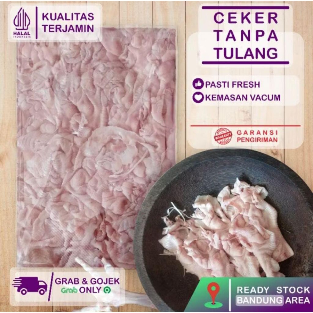 CEKER AYAM TANPA TULANG 500GR | CEKER AYAM FROZEN