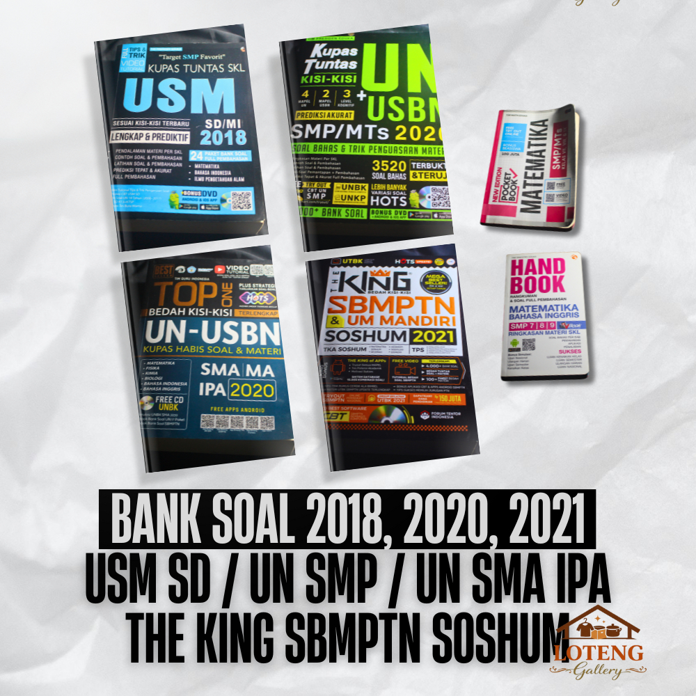 [PRELOVED BANK SOAL USBN / SBMPTN MURAH – ORIGINAL] THE KING SBMPTN UM MANDIRI (SOSHUM) 2021, UN USB