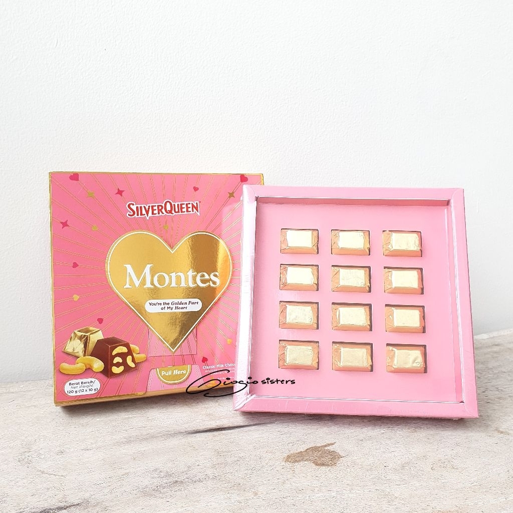 READY LIMITED EDITION Silverqueen Montes VALENTINE EDITION |  premium chocolate Hadiah Valentine | V