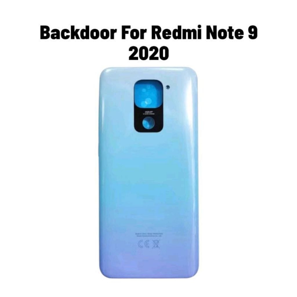Backdoor + Tombol For Xiaomi Redmi Note 9 2020 Casing Backcover Tutup Belakang