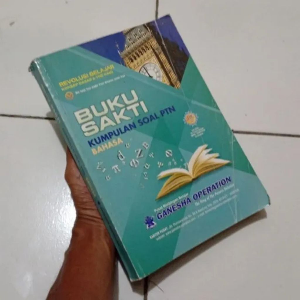 BUKU SAKTI KUMPULAN SOAL PTN BAHASA Ganesha Operation Original Bekas