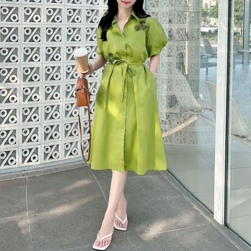 OOTD x Peony Dress / Dress Peony Katun poplin