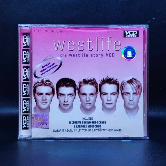 VCD WESTLIFE - THE WESTLIFE STORY & COAST TO COAST EXCLUSIVE ORIGINAL