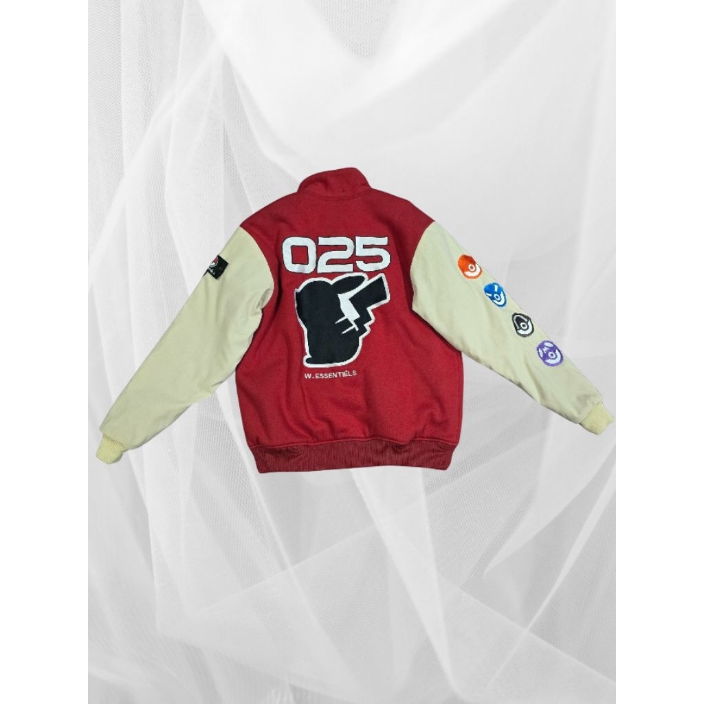 W.Essentiéls Pokemon Number 25 Varsity Jacket (XXL)