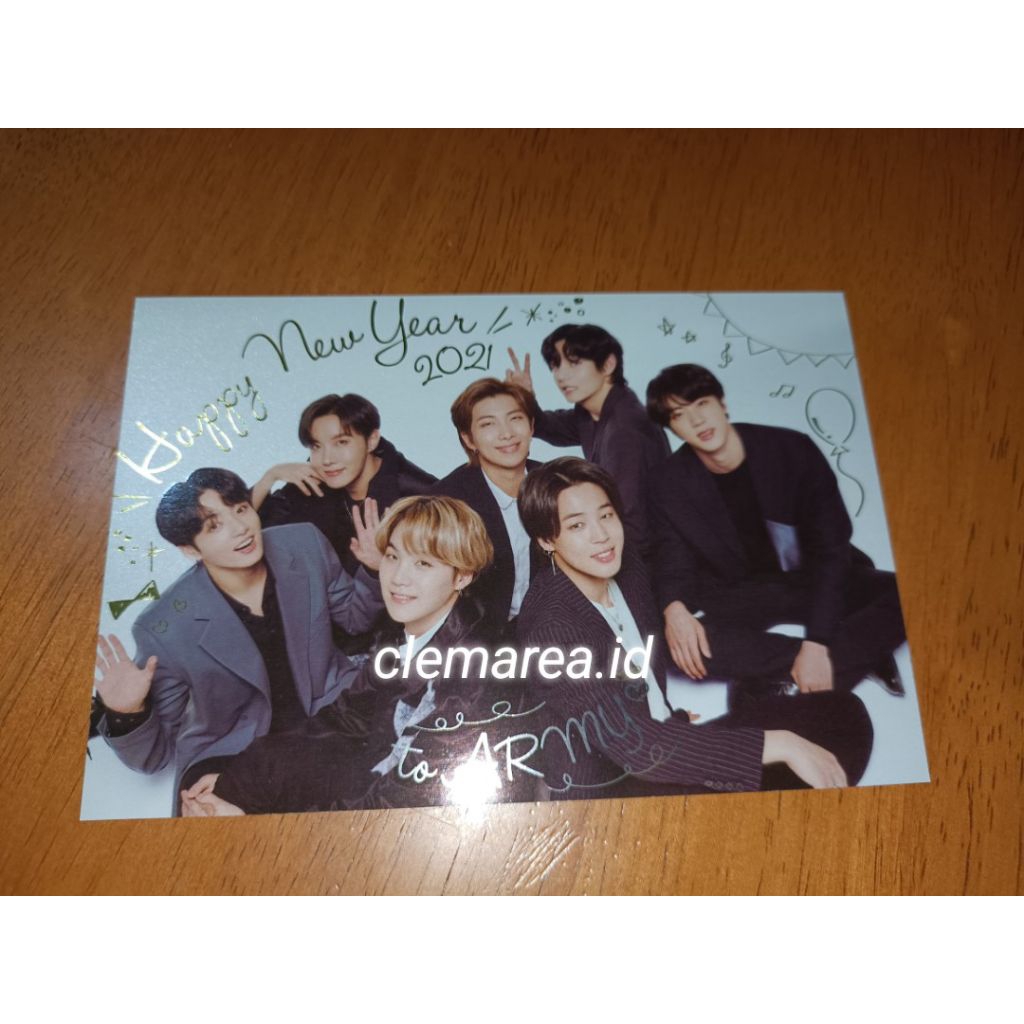 BTS JPFC Greetings Card