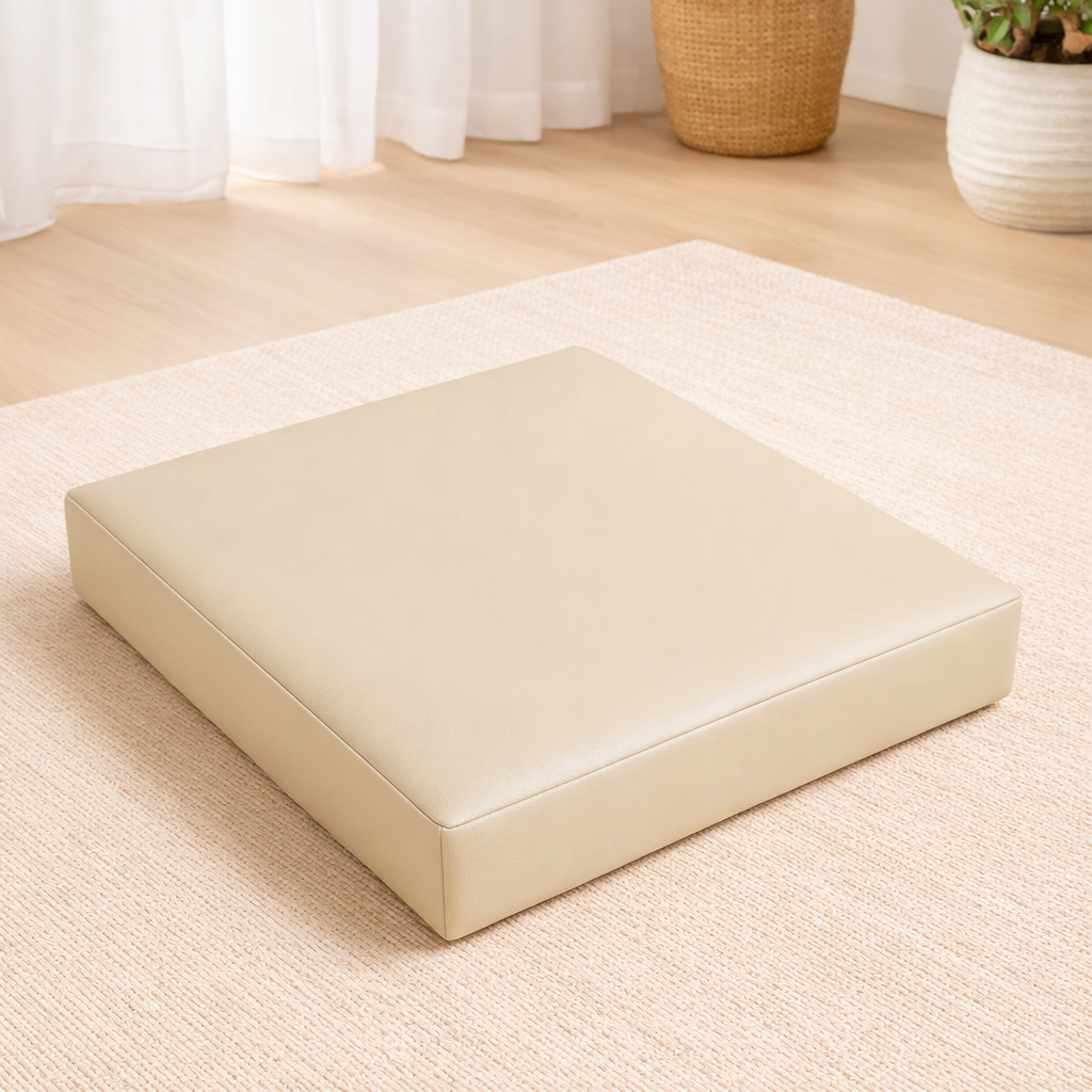 Bantal Duduk Sintetis Ukuran 50x50x6cm Alas Duduk Kursi Kayu