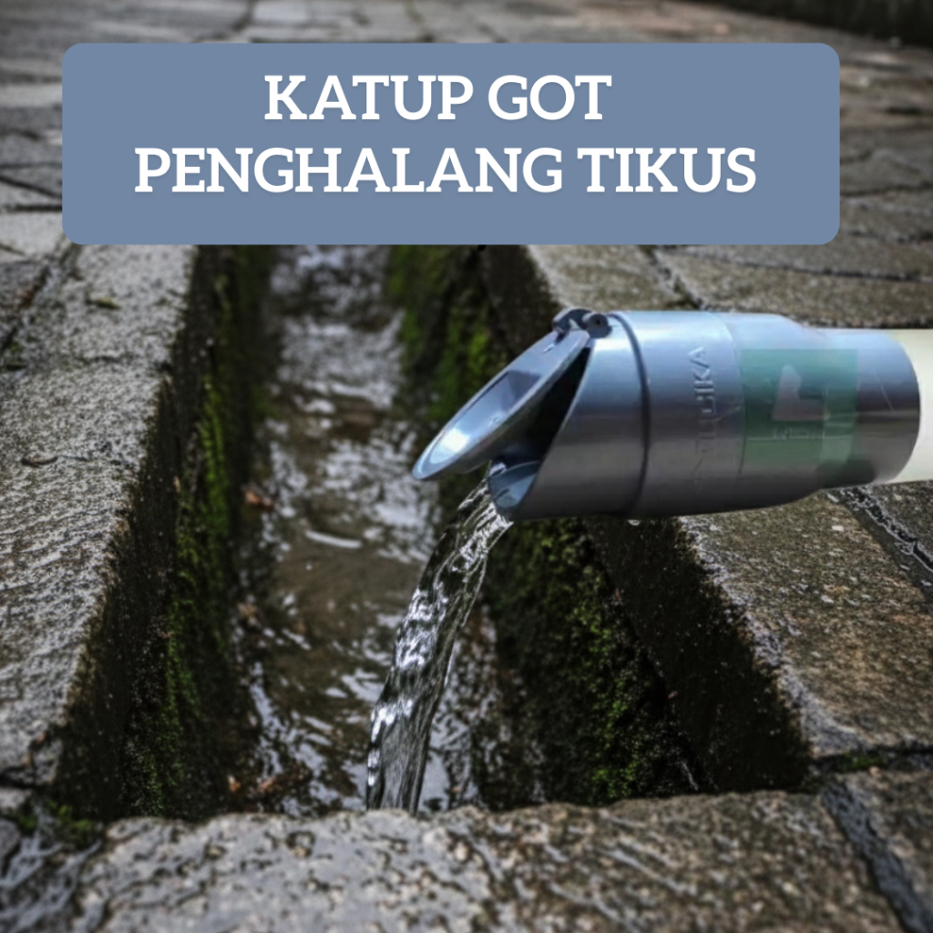 Backflow Valve Rucika Pipa 2 1/2 Inch 3 Inch | Katup Pipa Cegah Tikus & Bau