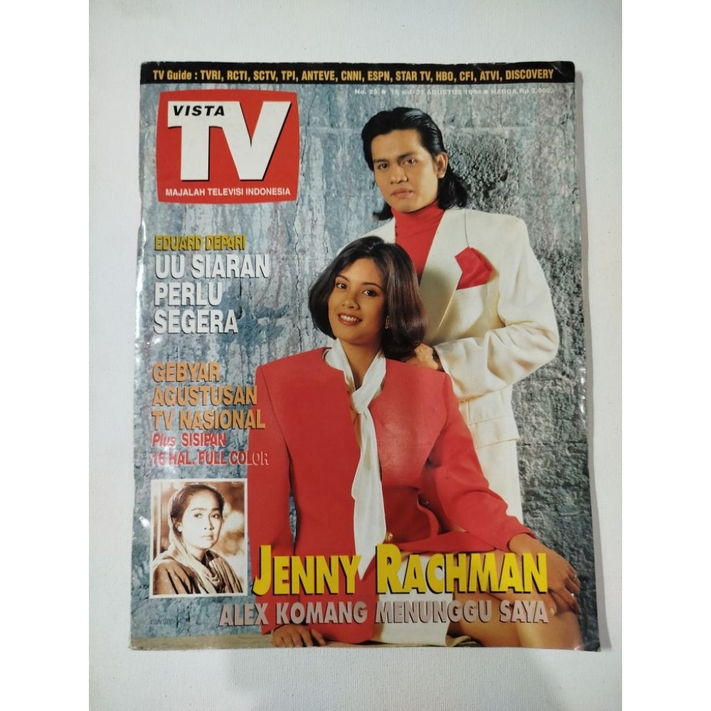 MAJALAH VISTA TV COVER ELMA THEANA GUSTI RANDA