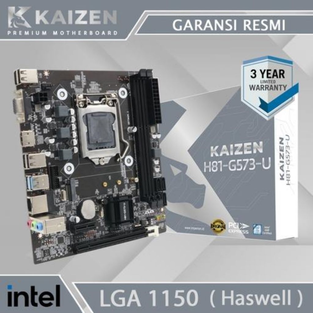 Motherboard KAIZEN H81 M.2 NVMe LGA 1150 DDR3