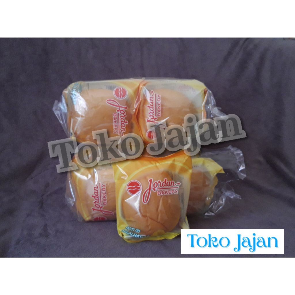 Jordan Bakery - Roti Rasa Selai Nanas dan Cokelat (1 Pak isi 10 pcs)