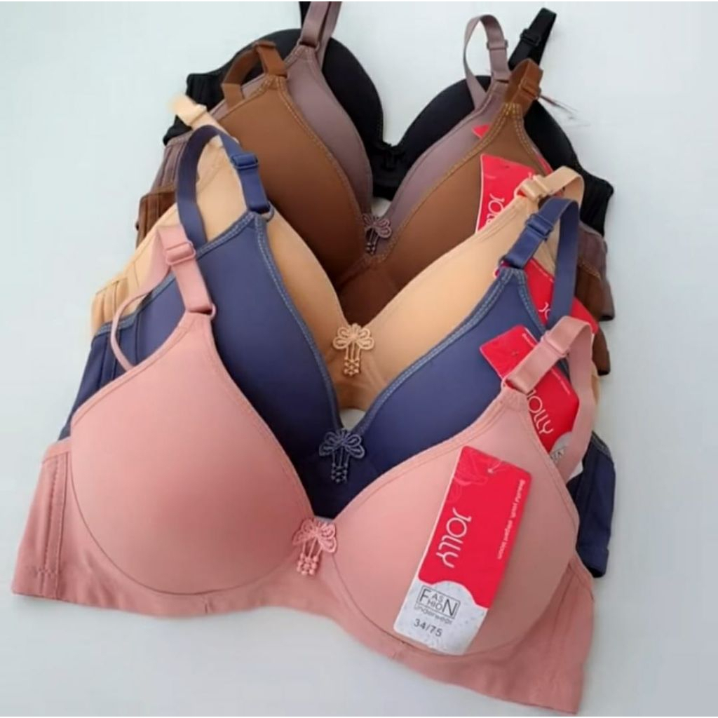CUCI GUDANG bh dewasa isi 6 pcs | bh busa tanpa kawat | bh super jumbo ukuran 40 , 42 , 43 , 44