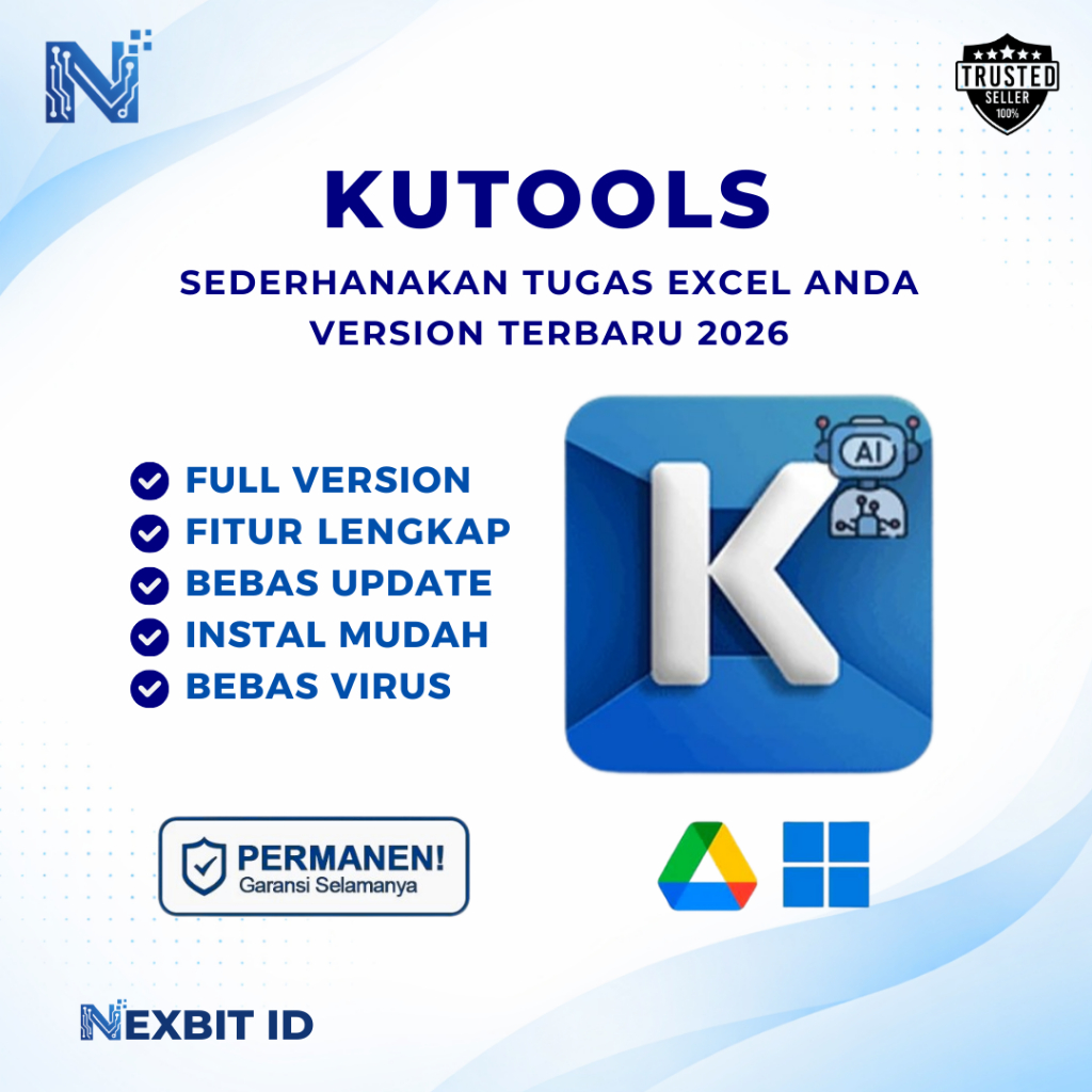 Kutools 2026 Full Version For Word, Excel & Outlook Original Lifetime + Panduan Instalasi (WIN)