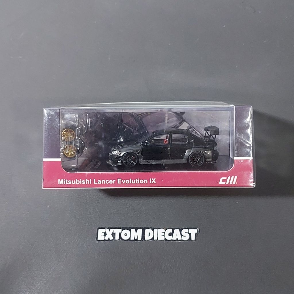 CM MODEL Mitsubishi Lancer Evolution IX Black Carbon