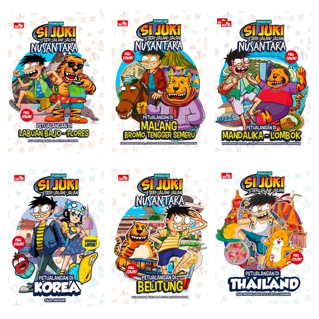 Buku Si Juki Seri Jalan-jalan Nusantara Petualangan di Labuan Bajo Flores Malang Bromo Tengger Semer