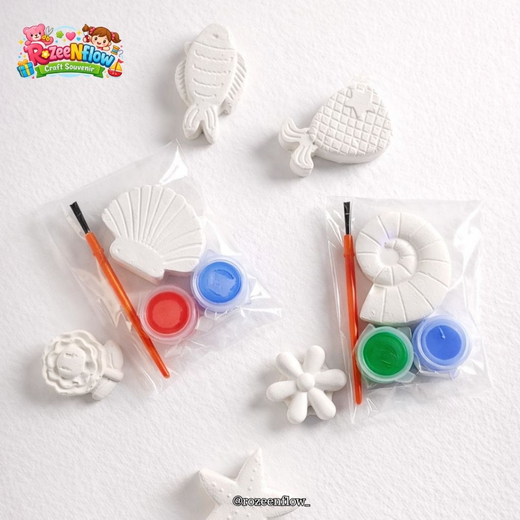 PATUNG GYPSUM KARAKTER / PAKET ACTIVITY MEWARNAI GYPSUM / DIY GYPSUM / PATUNG GYPSUM / MEWARNAI GYPS