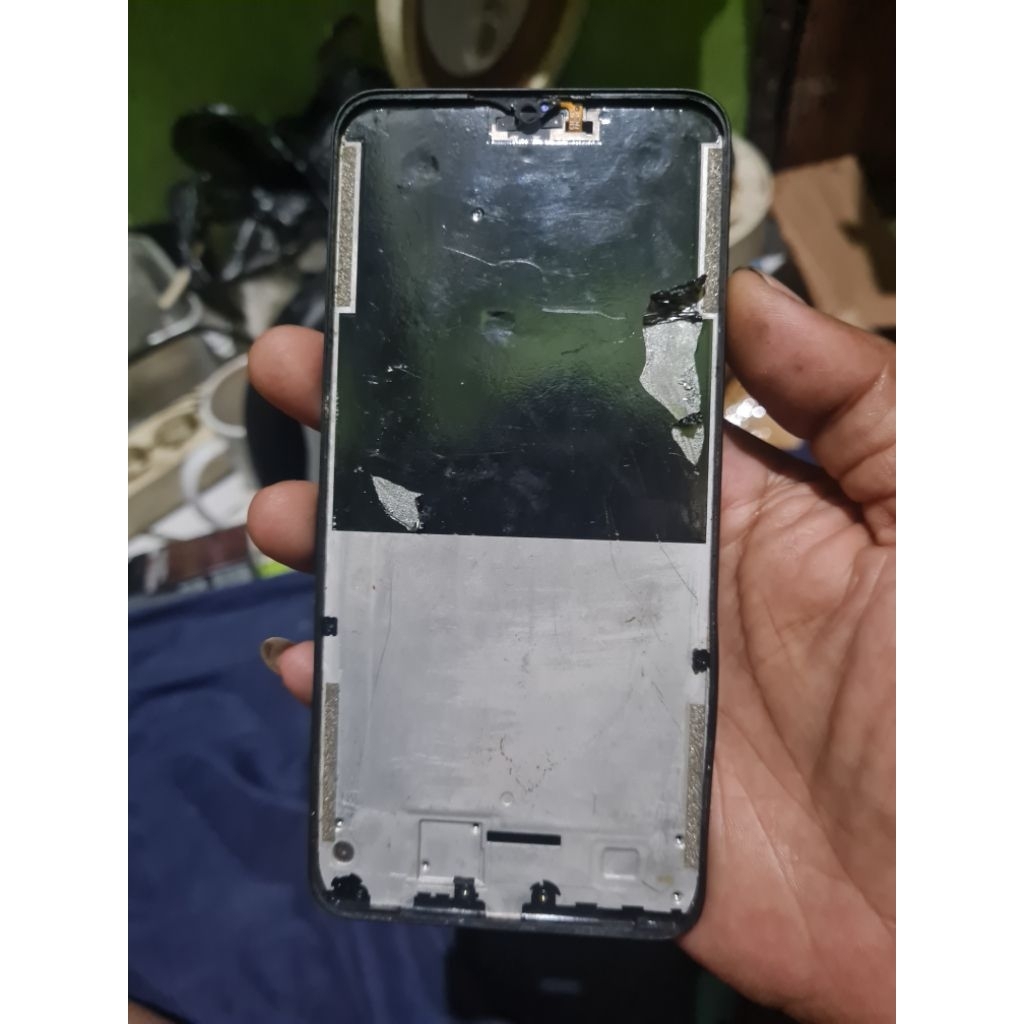 frame tulang tengah tatakan lcd redmi 8/8a ori copotan