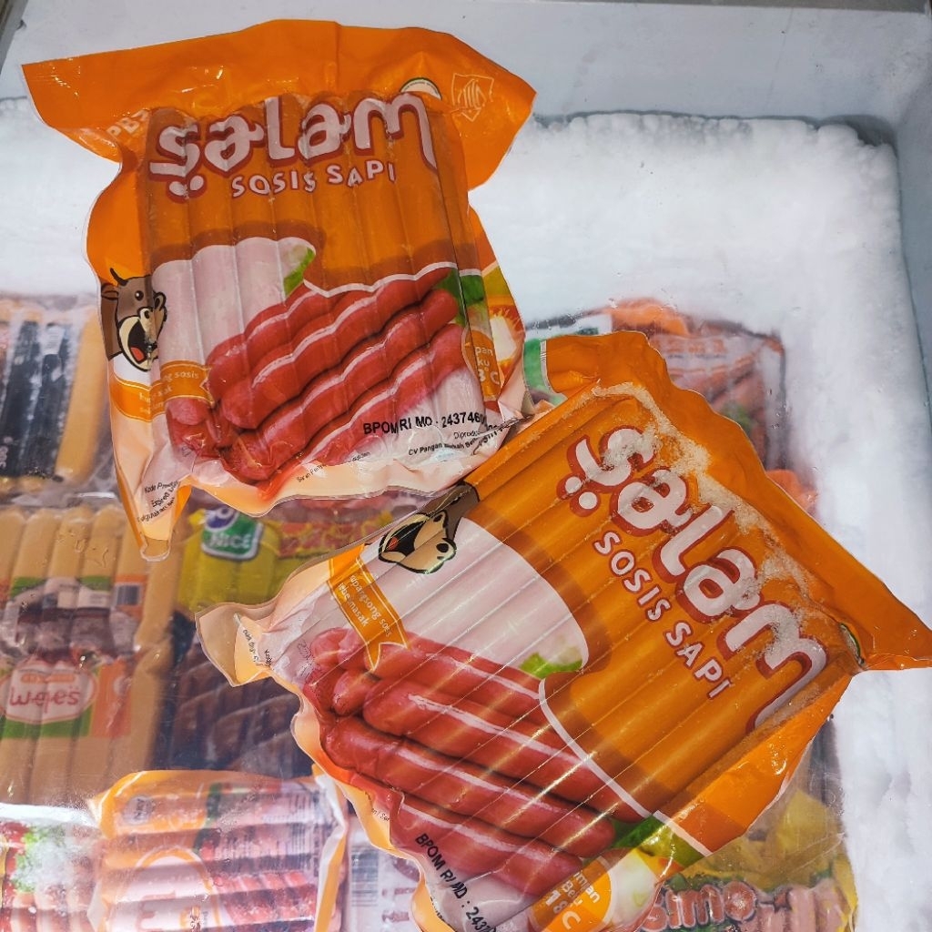 salam sosis sapi 500gr/ sosis sapi salam