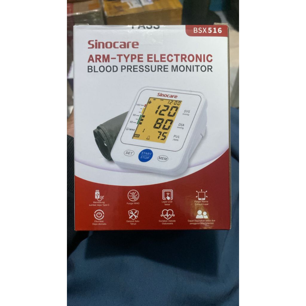 ARM-TYPE ELECTRONIC BLOOD PRESSURE MONITOR  BSX 516