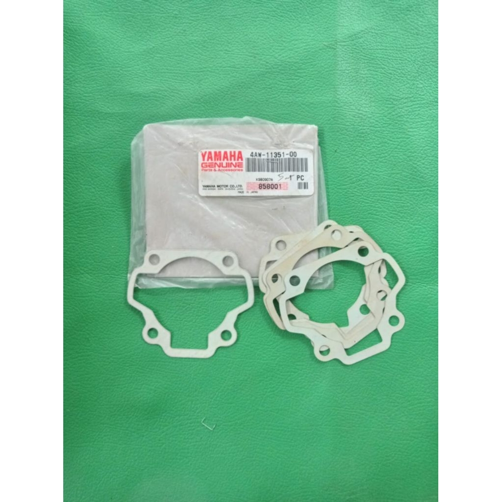 Packing paking gasket perpak cylinder head Yamaha PW80 YZ Inger original Japan