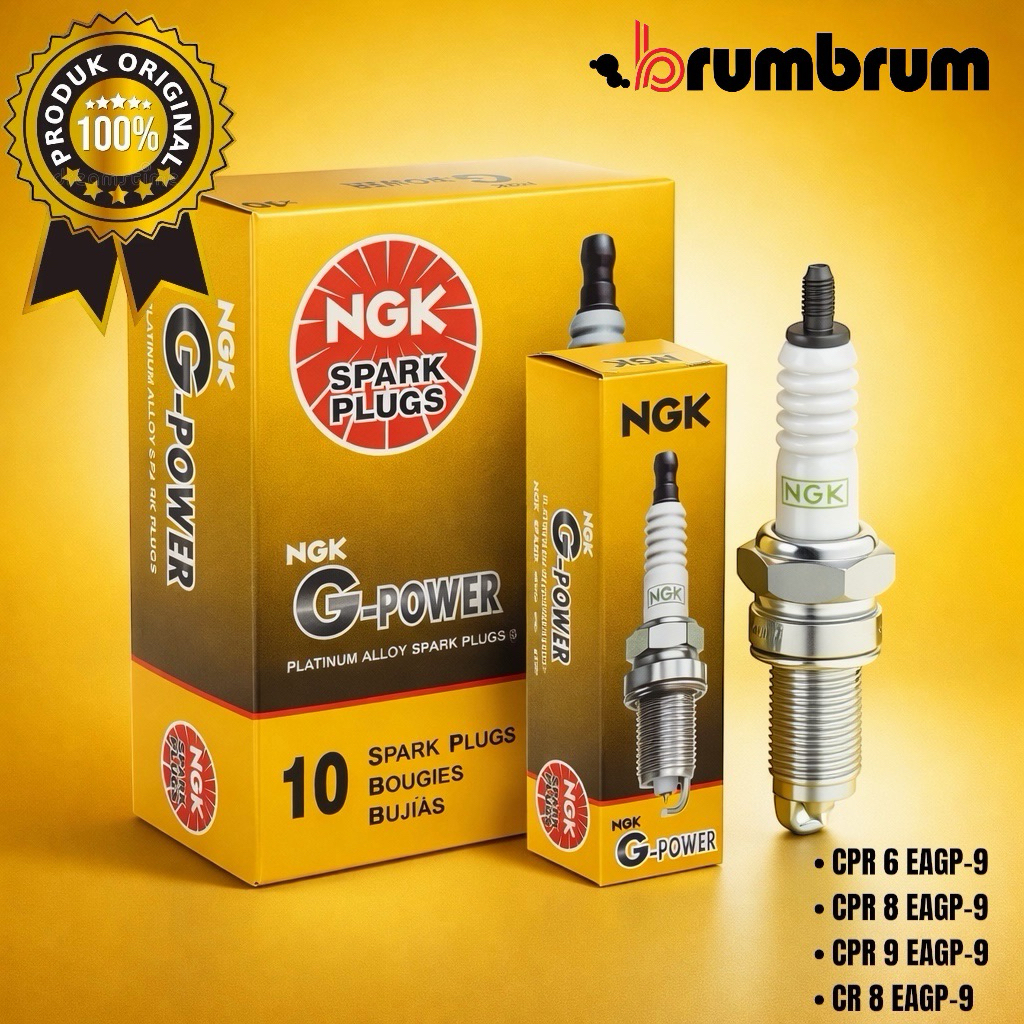 BUSI NGK G POWER CPR6EAGP-9 (SUPRA125/VARIO125/VIXION/FU)