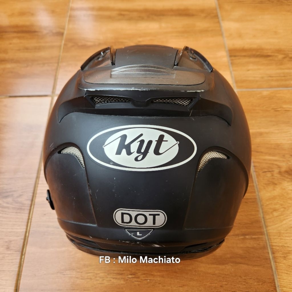 Helm KYT Galaxy Slide Size L Black Doff SECOND