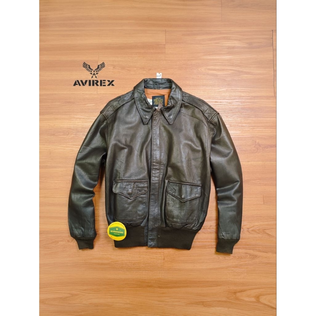 avirex Type A-2 leather flight jacket