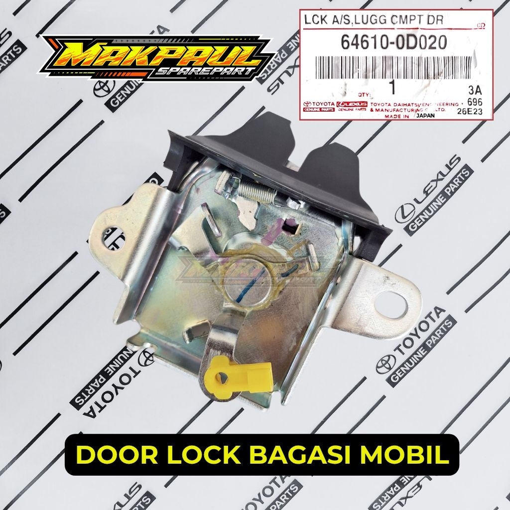 kunci bagasi door lock VIOS OLD SOLUNA COROLLA ALTIS ORIGINAL