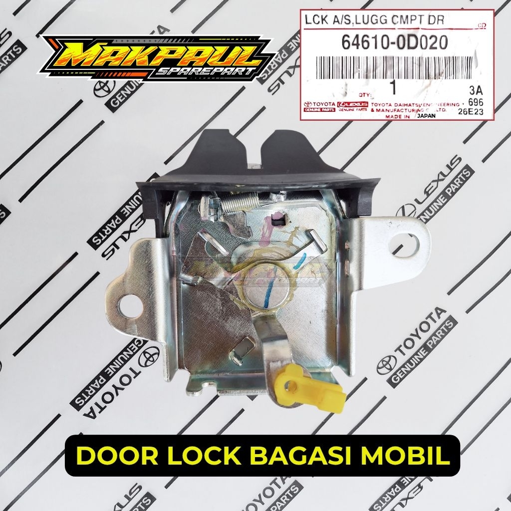 kunci bagasi door lock SOLUNA ALLTIS COROLLA ORIGINAL