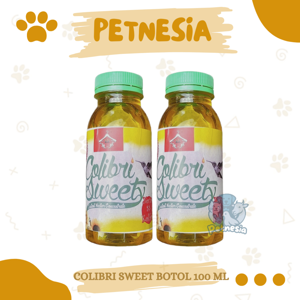 COLIBRI SWEET BOTOL 100 ML - Vitamin Burung Kolibri Makanan Harian Kolibri Colibri Sweat
