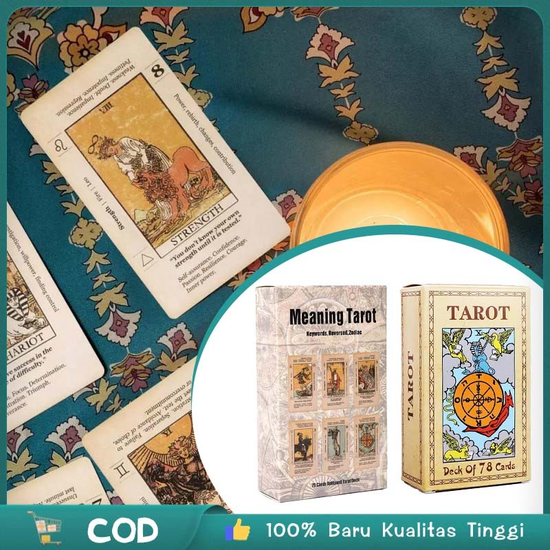 Kartu Tarot Versi Inggris Tarot Cards Kartu Tarot Original Kartu Ramalan Tarot