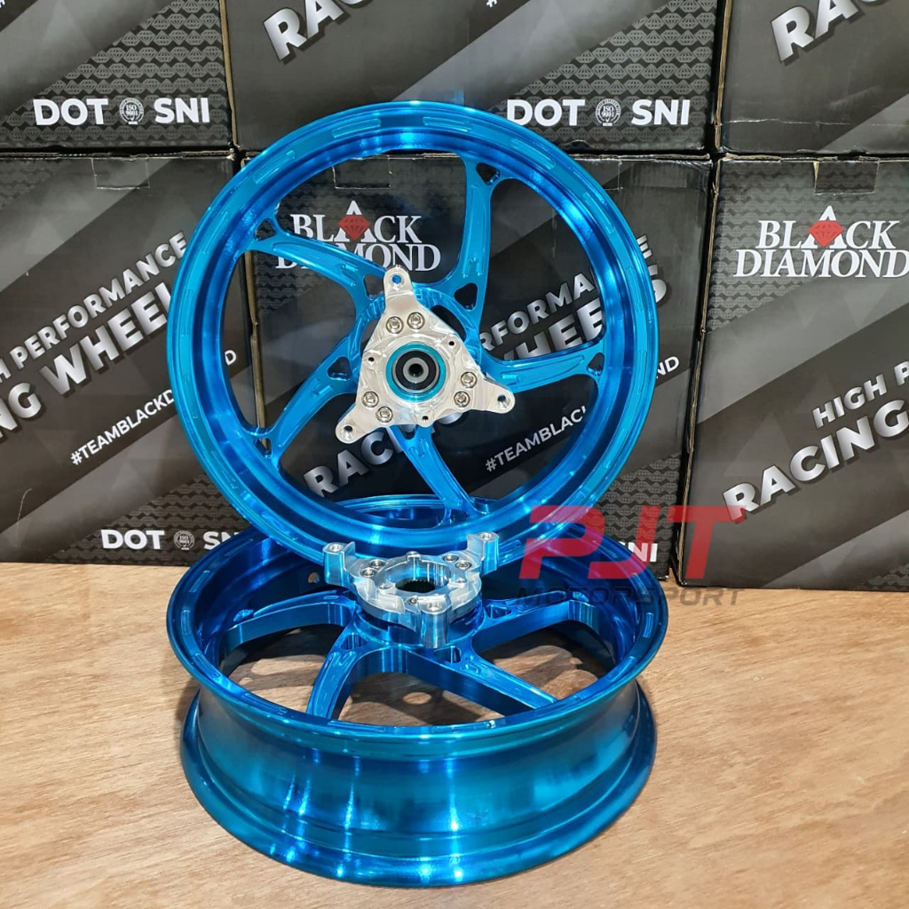 Promo VELG RACING BLACK DIAMOND BL-553 SERIES YAMAHA NMAX NEW/NMAX NEO-NEO S/NMAX TURBO/AEROX
