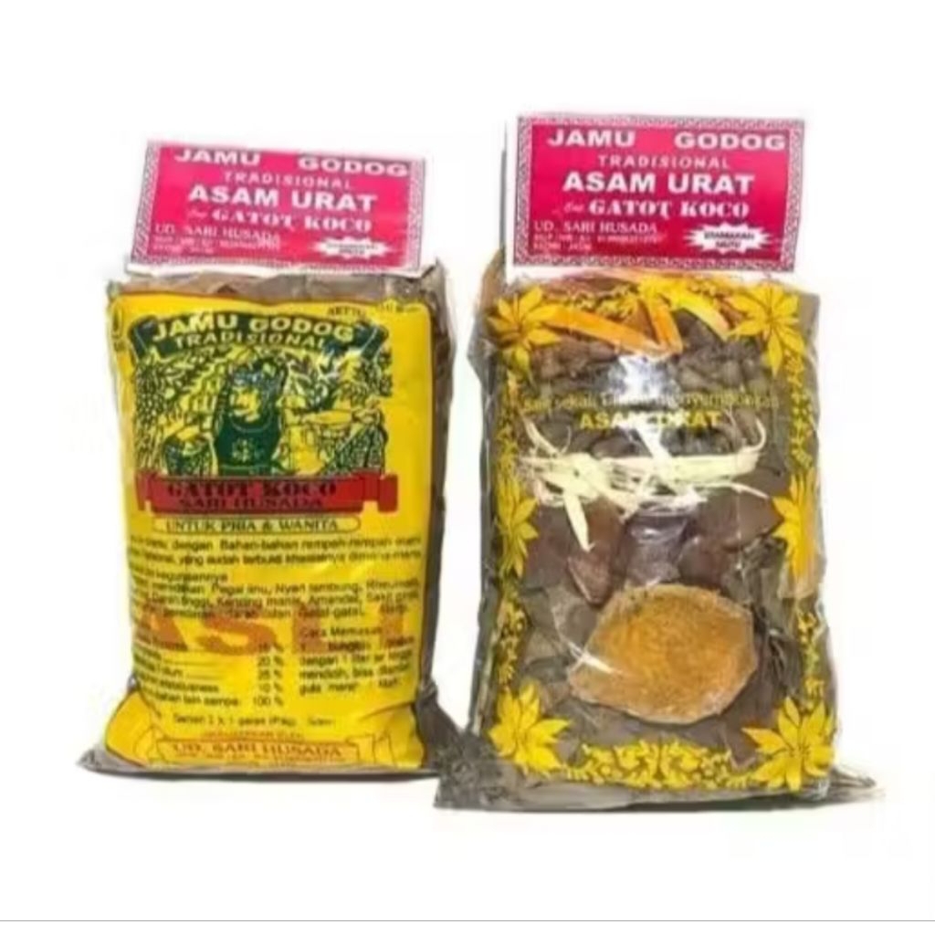 Jamu asam urat cap Gatot koco