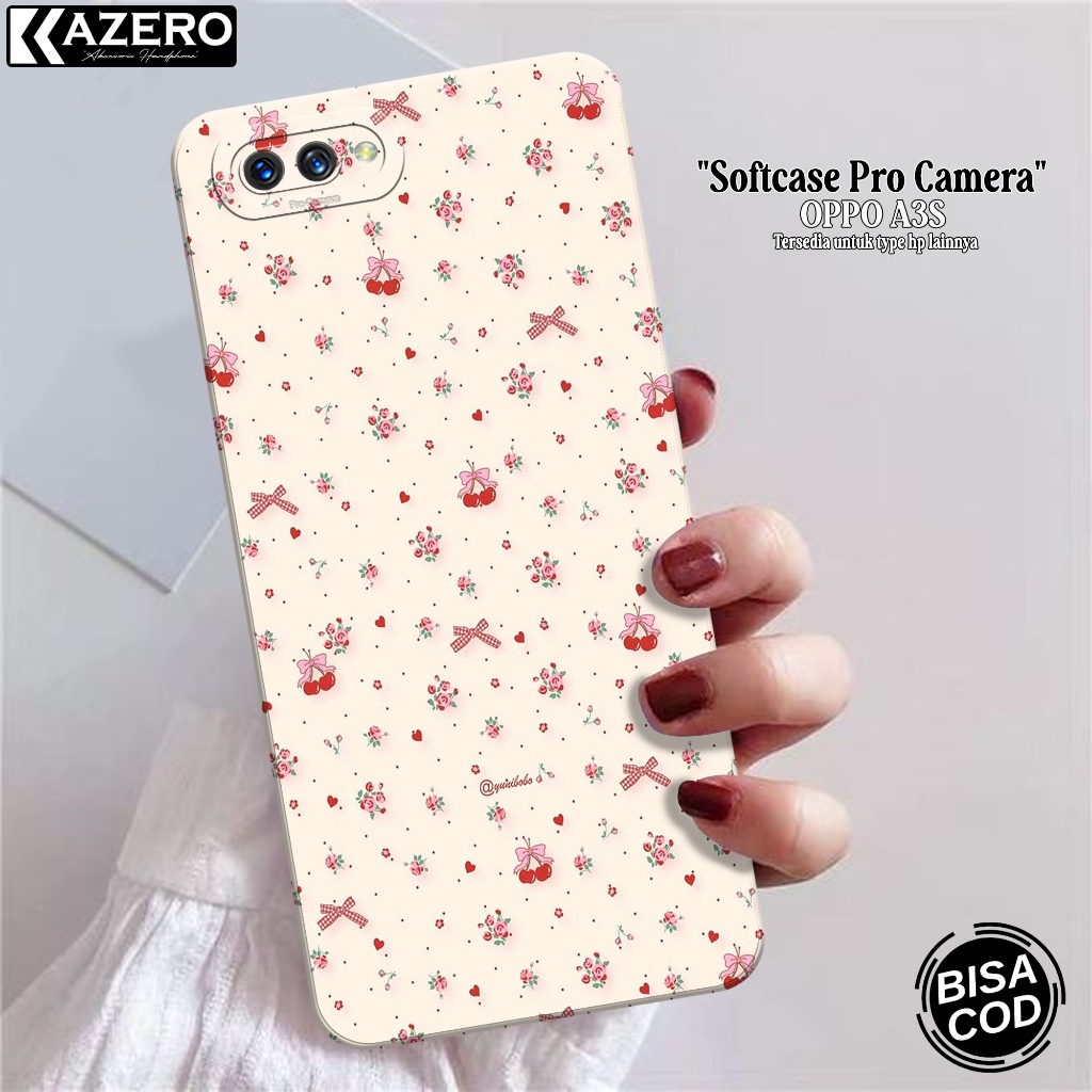 Fashion Case Aesthetic Softcase OPPO A3S Terbaru Case OPPO A3S Silikon Pro Camera Casing OPPO A3S Ke