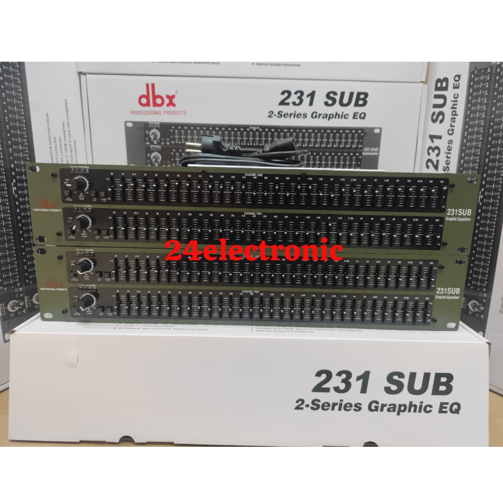 Equalizer DBX 231 Sub / DBX 231SUB Output sub Grade A