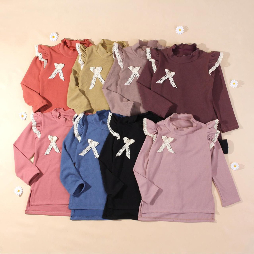 Tunik Anak perempuan / baju anak perempuan / kaos anak perempuan /tunik pita