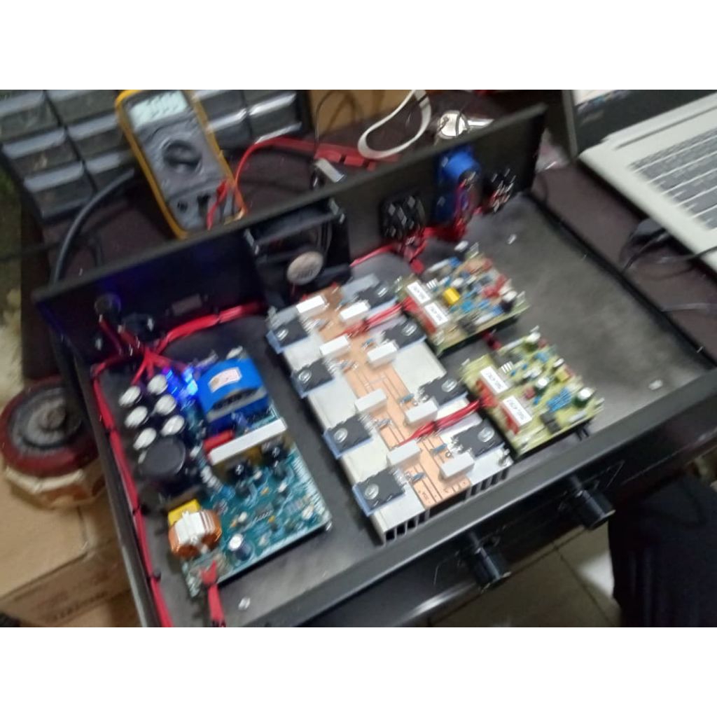 Power class AB dengan SMPS 10A