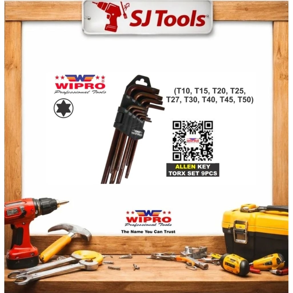 Kunci L Bintang Set Wipro