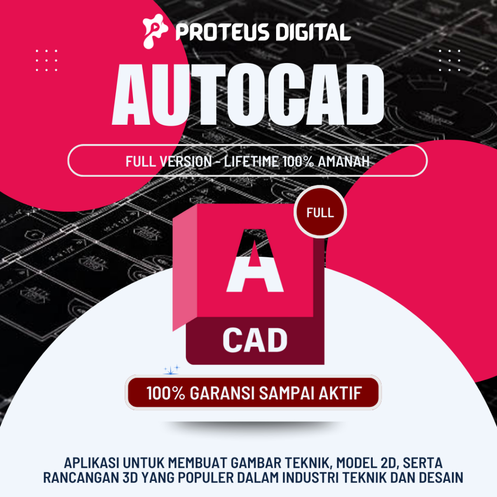 Autodesk AutoCAD - 2026, 2025, 2024, 2023, 2022, 2021, 2020, 2018, 2017, Full Version (Permanen)