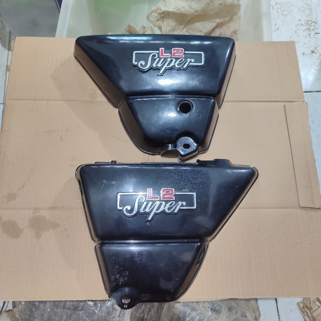 tutup cover side dop accu aki kempol tepong kiri kanan yamaha L2S L2SN L2super L2 super nos