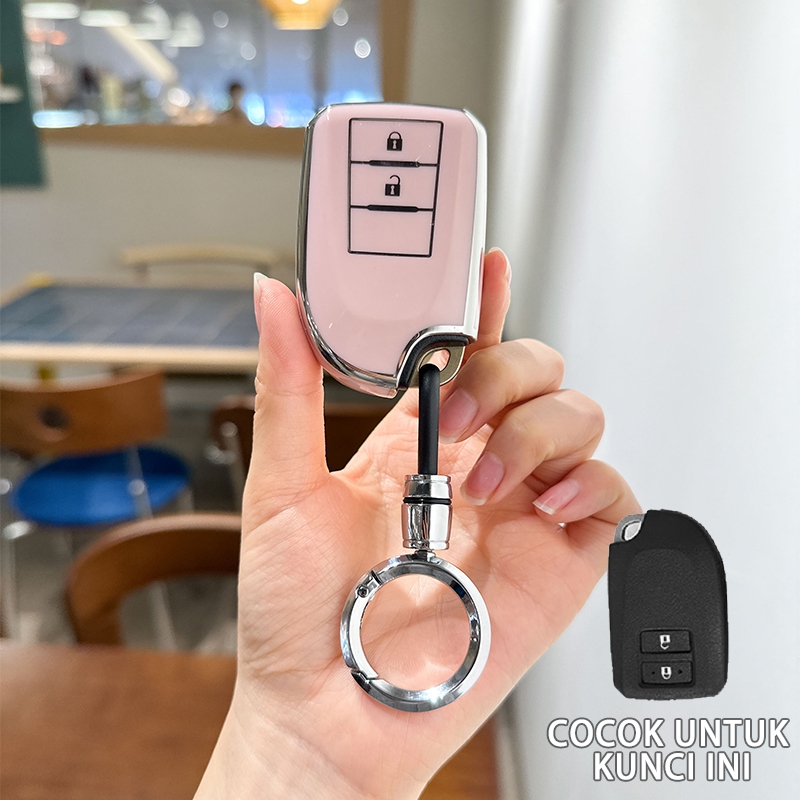 TPU Kunci Remote Mobil Toyota Yaris Vios Cover TPU Sarung Kunci Mobil