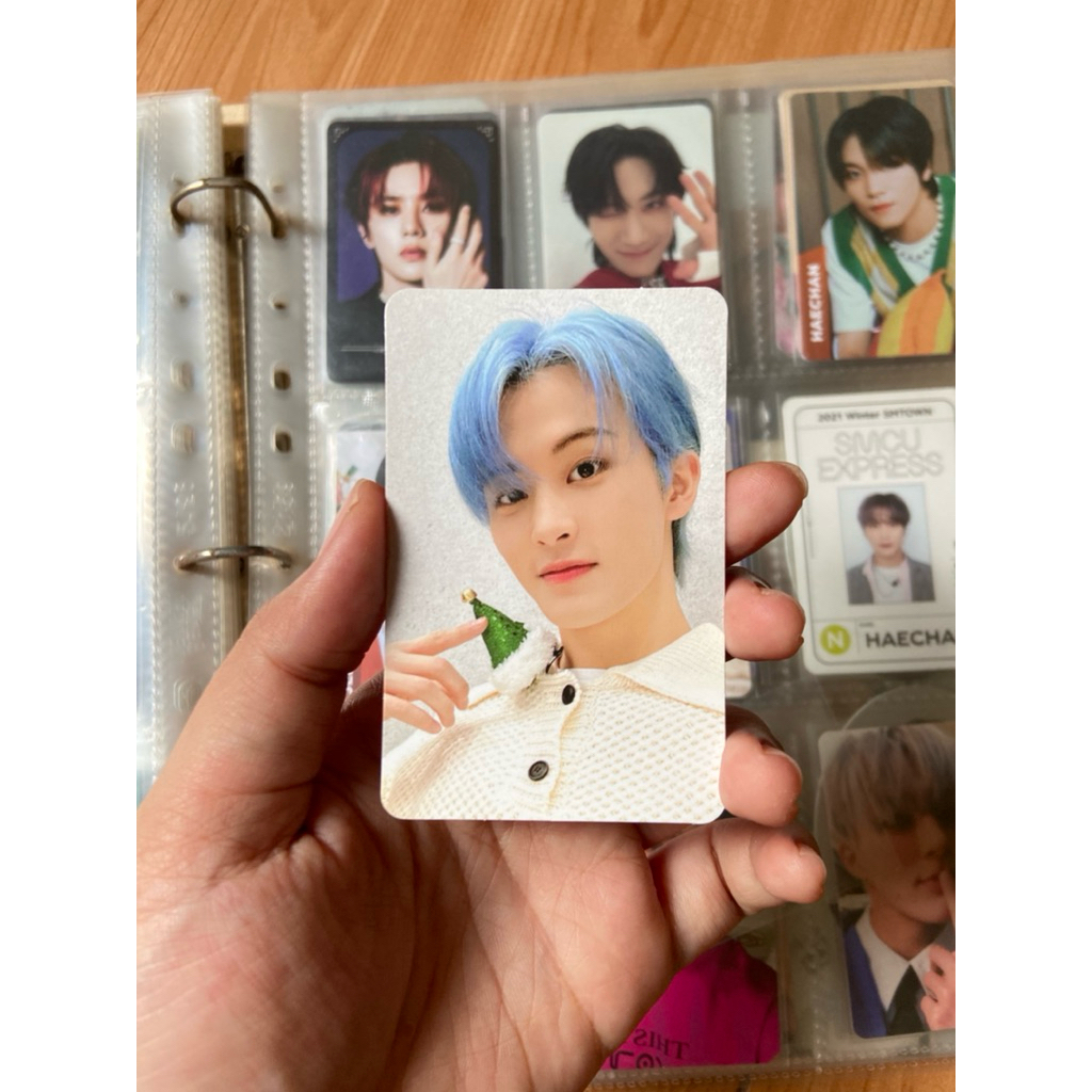 Photocard NCT 127 Mark Pink Christmas