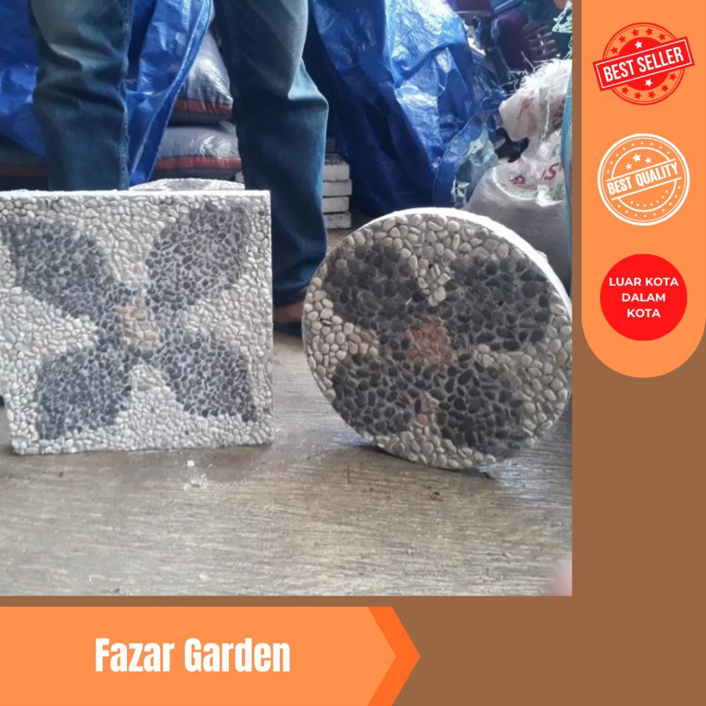 batu steping stone,batu pijak taman, dekorasi taman, batu taman