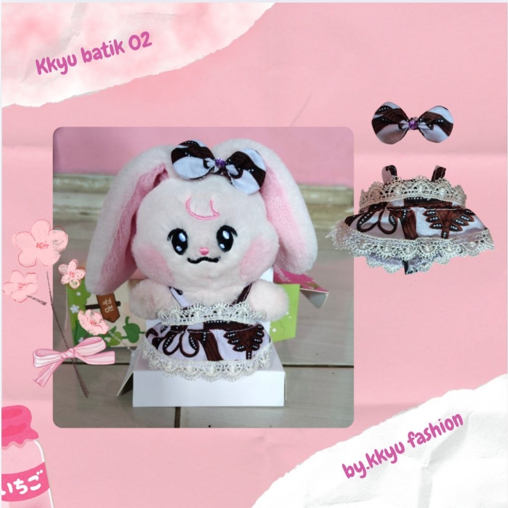 BAJU DOLL KPOP//BAJU BATIK//KEMEJA BATIK DOLL 15cm