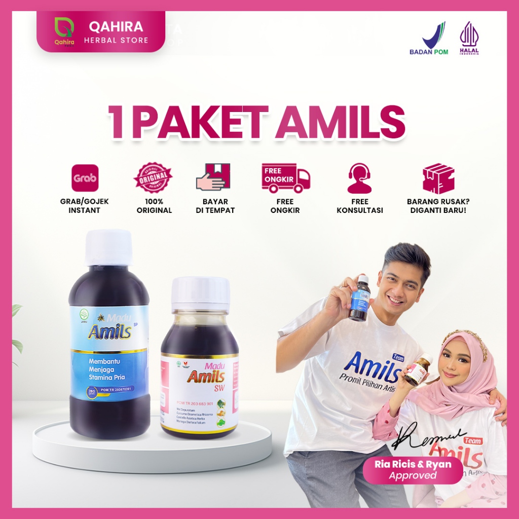 Madu Amils Herbal Promil Untuk Pria Wanita Dengan Formula Alami Aman Dan Sudah Teruji