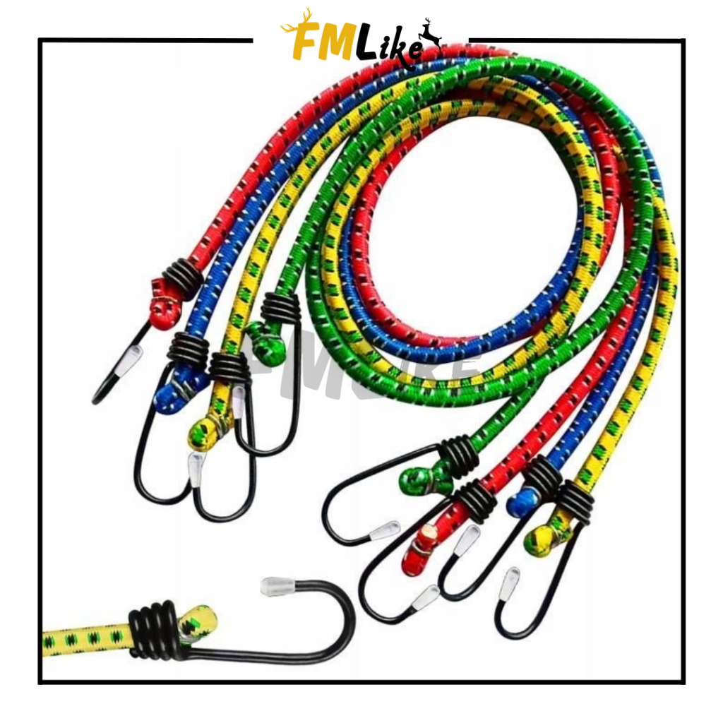 Tali Karet Bagasi Motor 2 M 1 M  Elastis / Tali Pengikat Barang Tenda Camping Kuat