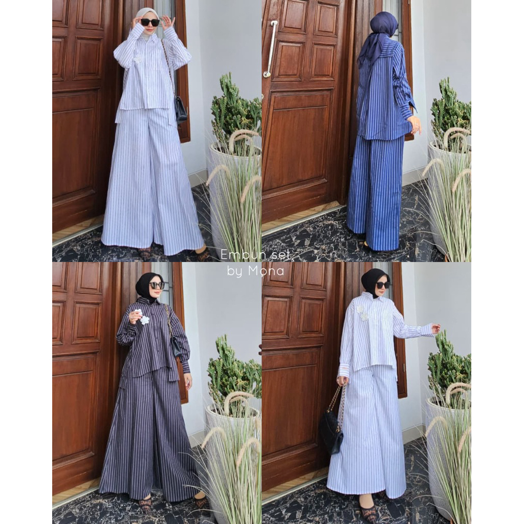 EMBUN ONE SET CELANA BY MONA SYARI