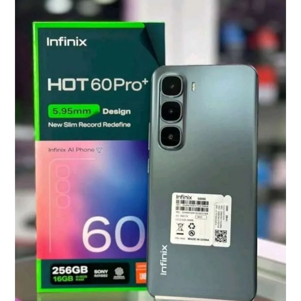 INFINIX HOT 60 Pro Plus HelioG100 RAM 16GB (8GB+8GB)