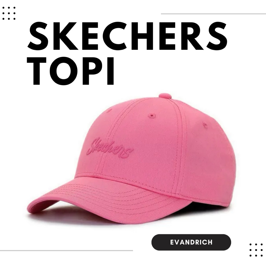 SKECHERS Topi Baseball Pink Cap Original