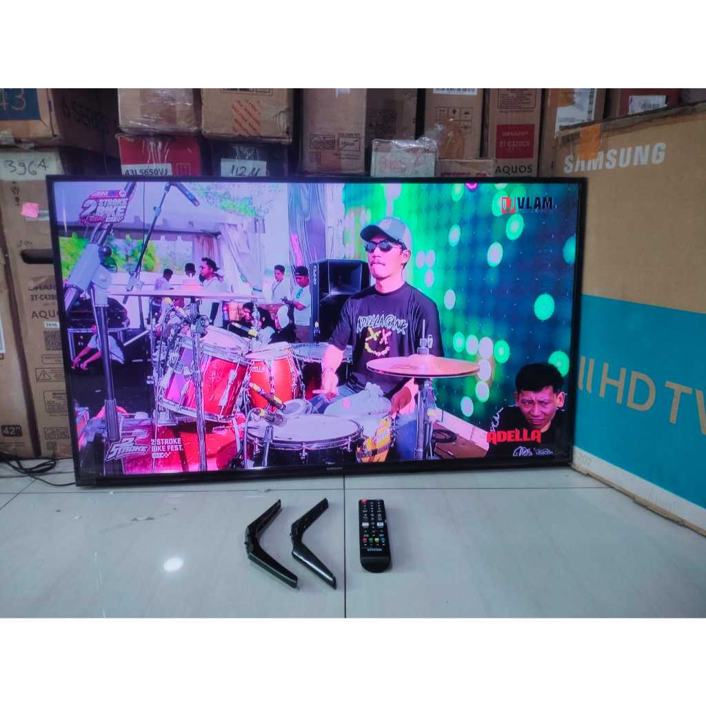 TV LED Samsung 43 inci FHD Digital TV Kondisi bekas pemakaian masih segel siap pakai 5952F